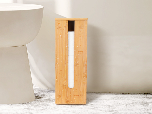 toilet paper storage stand bamboo toilet paper basket toilet basket