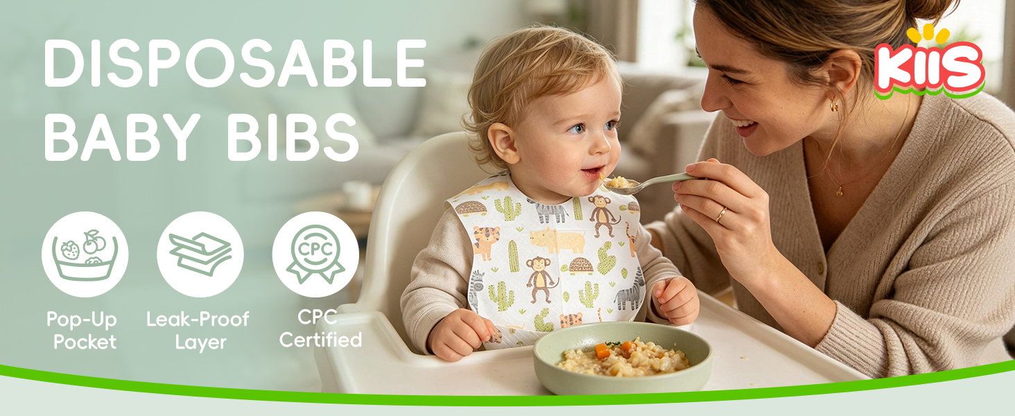 Baby Disposable Bibs baby essentials, baby travel essentials