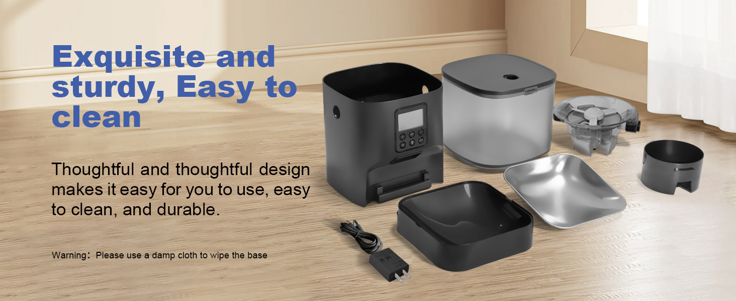 automatic cat feeder , exquisite and sturdy, easy to clean