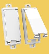 childproof rocker light switch guard white