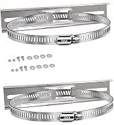 Zulkit Pole Mounting Kits for Junction Box, 304 Stainless Steel Adjustable 0-200mm Clamp with 200...
