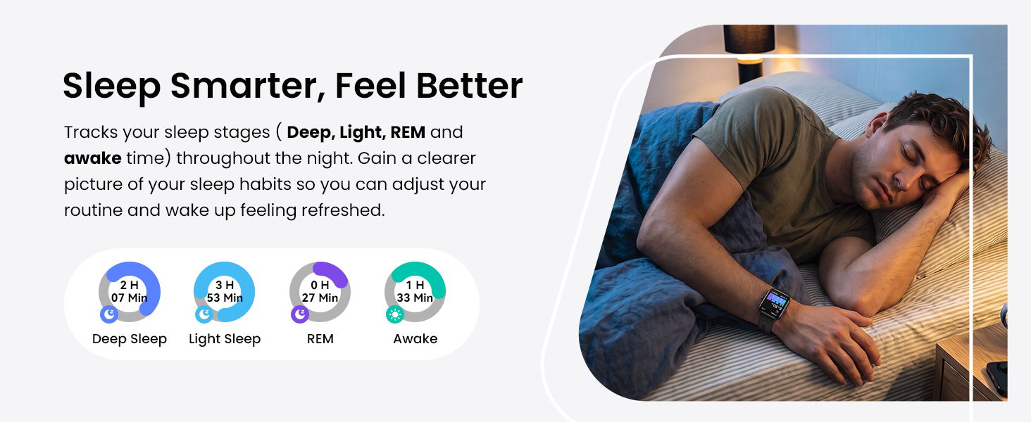 smart wtach with sleep monitor