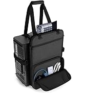 Trunab PC Tower Carrying Strap with Handle, Desktop Carrying Case with Pockets for Keyboard, Cabl...