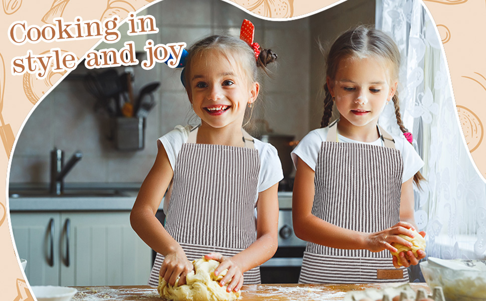 Stripes Kids Apron