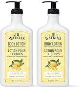 J.R. Watkins Daily Moisturizing Body Lotion, Lemon Cream, 18 fl oz, 2 Pack