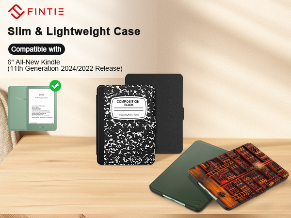 kindle 2024 2022 12th generation basic case 6 inch lightweight slim flip fold cover