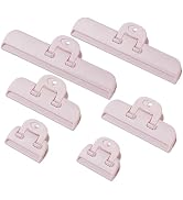6-Pack Heavy Duty Food Clips, Airtight Sealing for Snack, Chip & Package Freshness - Kitchen Stor...