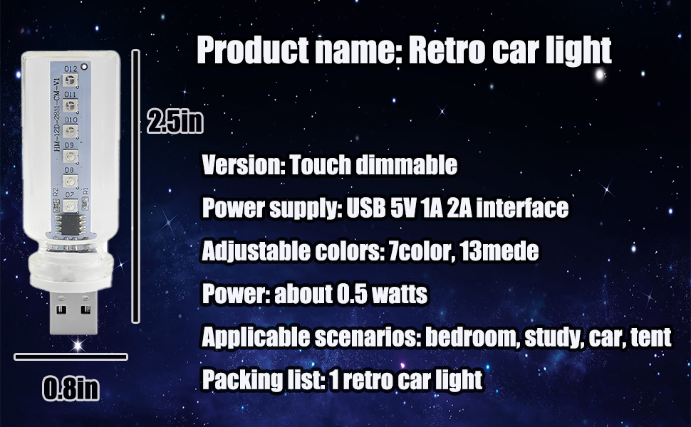 Retro Car Lamp
