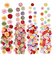 310Pcs Fake Flower Heads Mini Artificial Flower Bulk Silk Flowers for Decoration Small Faux Flowe...