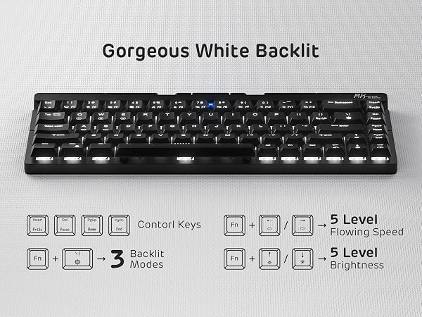 Wireless Mechanical Keyboard Foldable Mechanical Keyboard Low Profile Keyboard