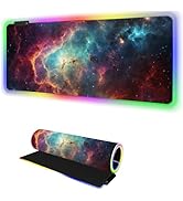 RGB Mousepad Led Mouse Pad Desk Mat I 31.5 x 11.8 Inch Large Mouse Pad I XL Oversized Big Mouse m...