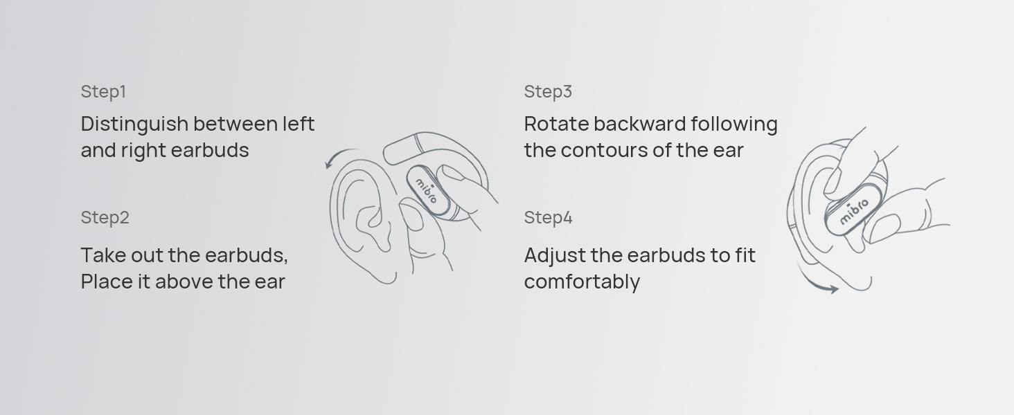 Mibro OpenEar Pro wireless earbud bluetooth headphone waterproof earphone sport work steady safety
