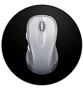 Mini Round Mouse Pad 6 x 6 Inch, Audimi Small Mouse Mat Non-Slip Rubber Base for Laptop PC Office...