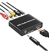 HDMI ARC Adapter, ARC Audio Extractor with Digital Optical TOSLINK SPDIF/Coaxial and Analog 3.5mm...
