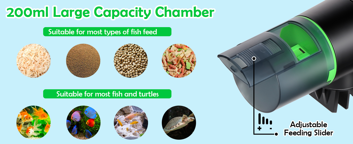 automatic fish feeder for aquarium