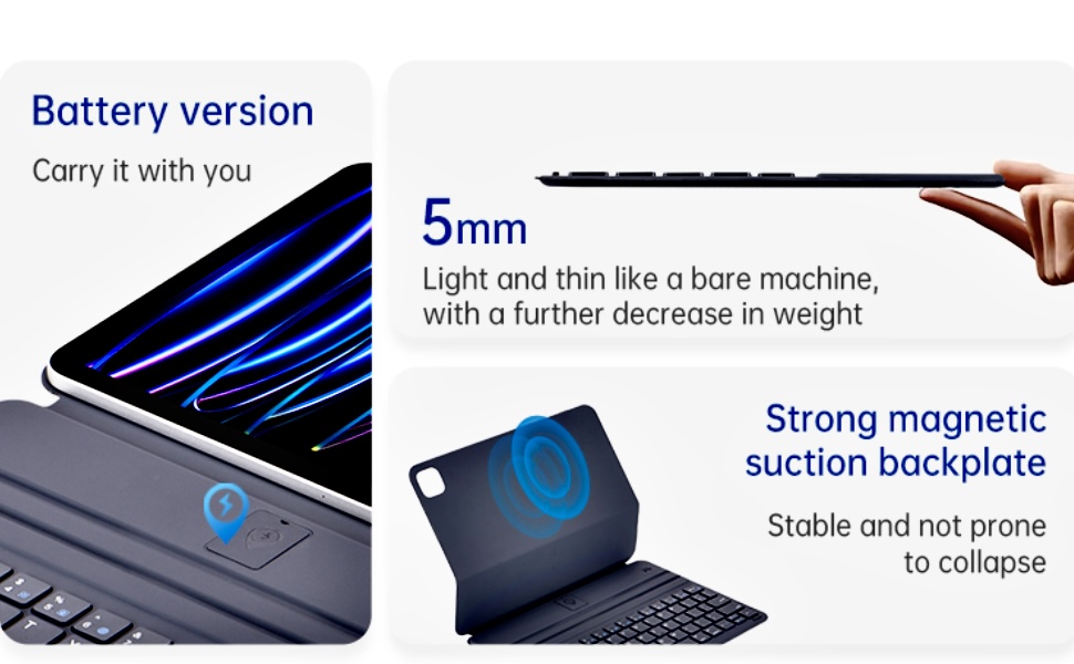 ipad pro 11 and air 4th 5th keyboard case