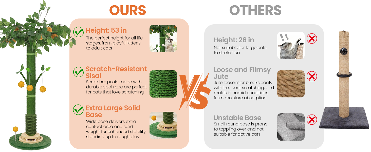 cat scratching post