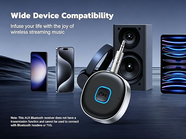 bluetooth aux adapter for car iphone
