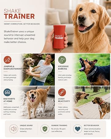 ShakeTrainer Corrects Bad Behaviors in minutes
