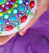 Mandala Dotting Tools Kit with Acrylic Paints and Reusable Stencils - Dot Art Set for Rock Painti...