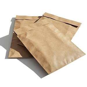 Kraft Paper Bags - Brown Paper Bags for Lunch - Grocery Deli Paper Bags - Paper Sandwich Bags