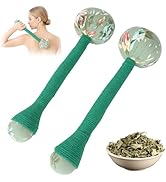 OnVisit 2PCS Long Size Lymphatic Drainage Hammer, Manual Body Massage Hammer, Anti Slip Longer Ha...