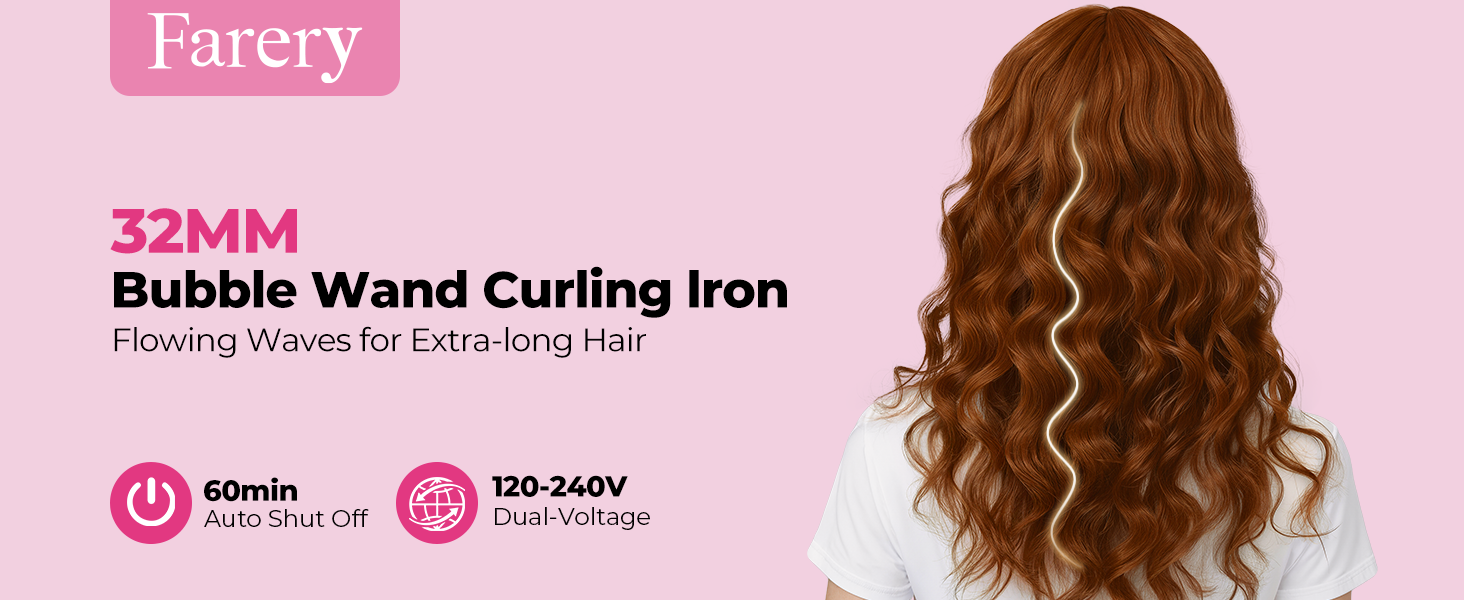 bubble wand curling iron