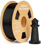 DEEPLEE PETG 3D Printer Filament 1.75mm 1KG, Dimensional Accuracy +/- 0.02 mm, High Toughness & I...
