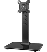 HUANUO Monitor Stand, Freestanding VESA Mount for 13 to 34 Inch Screens, Holds up to 44lbs, 5 Hei...