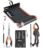 pullther fishing Fishing Tool Kit,9.2" Fish Gripper,53in Fish Ruler,Fishing Pliers,Fishing Gear,F...