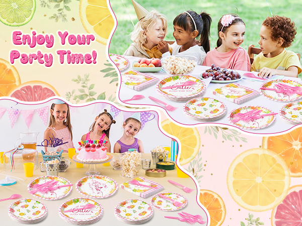 96Pcs Little Cutie Baby Shower Party Plate Supplies