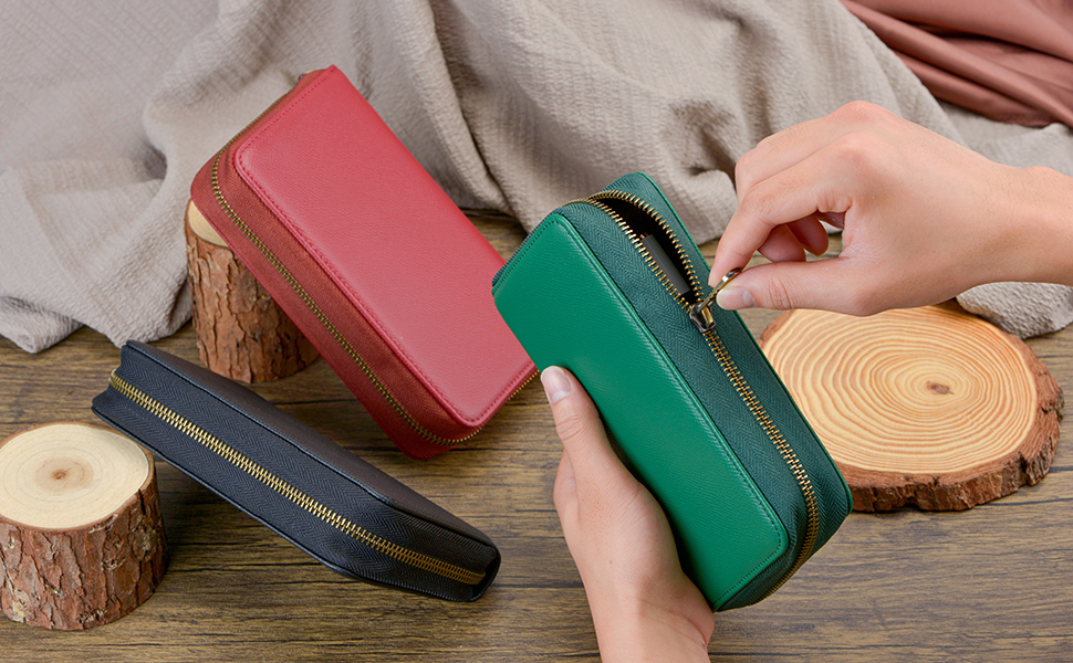 10 Leather Pen Case