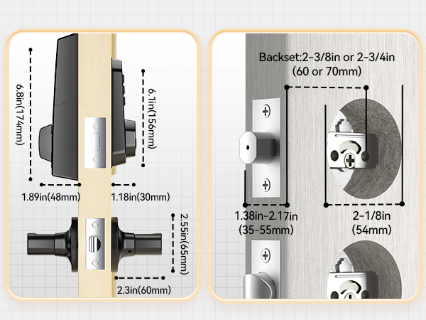 keyless entry door lock