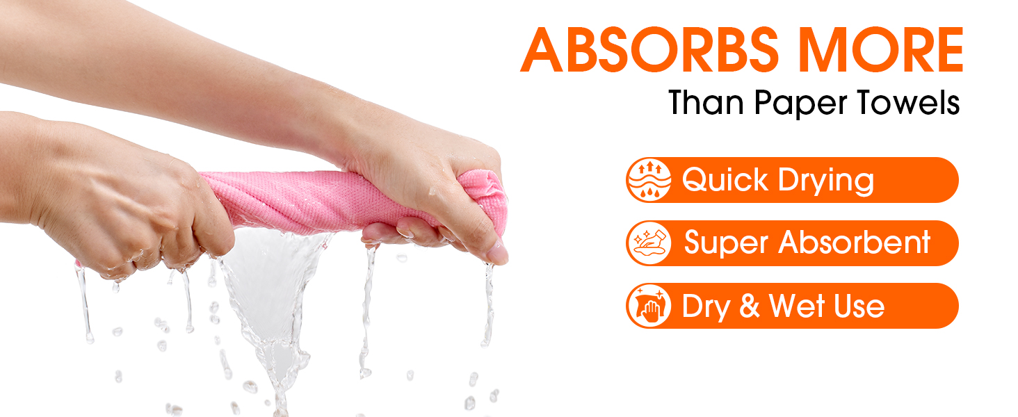 microfiber cleaning cloth roll tearaway