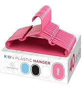 Sharpty Kids Plastic Hangers, Children's Hangers for Baby, Toddler, and Child Clothes - Everyday ...