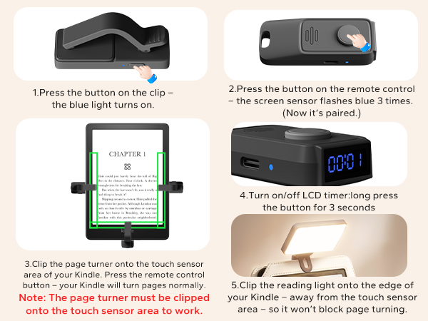 kindle clicker page turner