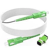 RamboCables (3.28ft/1m) SC/APC to SC/APC Armored Fiber Patch Cable,SC/APC Fiber Optic Internet Ca...