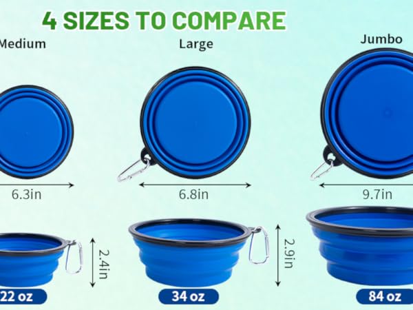 collapsible dog bowl