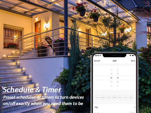 outdoor smart plug with timer