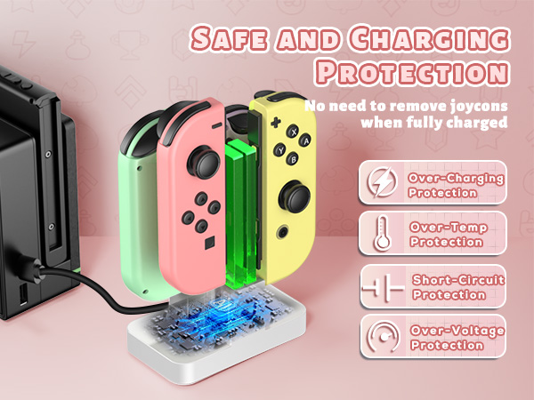 switch joy con charging dock