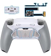 eXtremeRate RISE4 Plus MAX RMB Back Paddles Kit with Clicky Trigger Stops & Rubberized Grip for P...