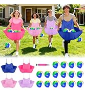 ROMANKAS Granny Pants Outdoor Game, Granny Pants Yard Game for Adults with Bouncy Balls and 1 Air...