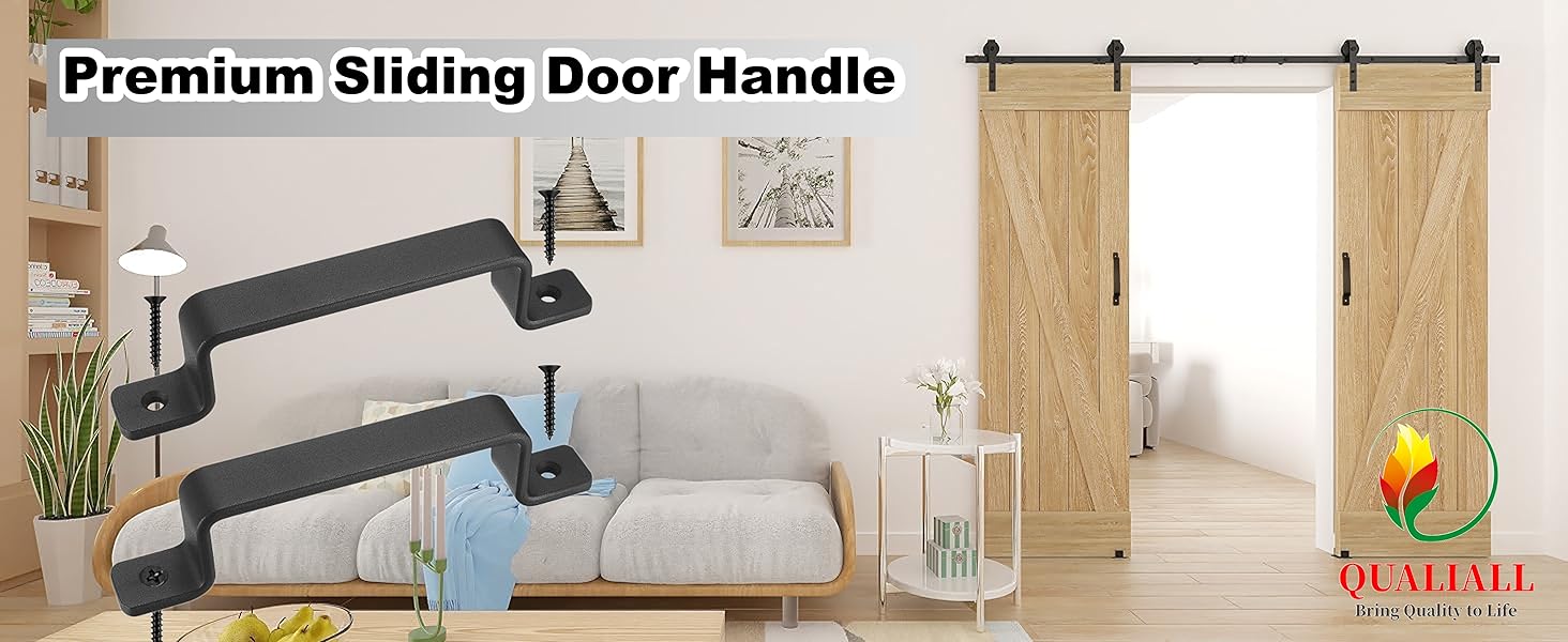 black handles for doors
