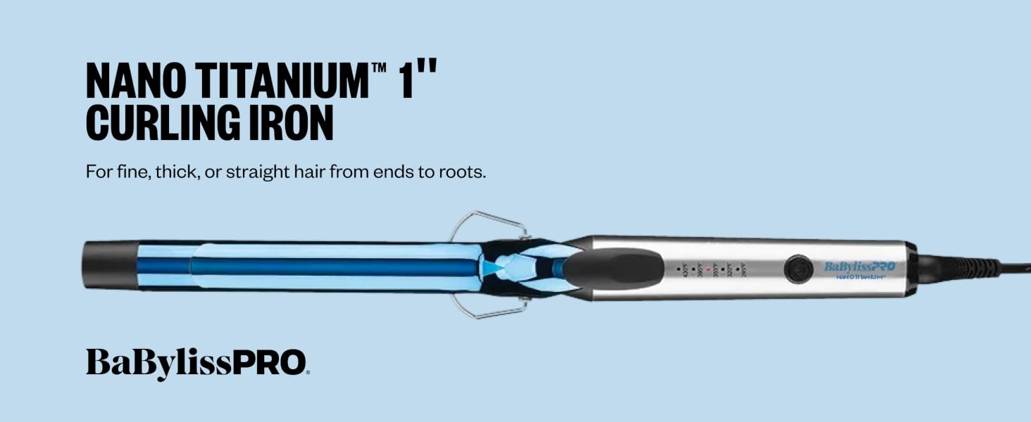 NANO TITANIUM 1" CURLING IRON