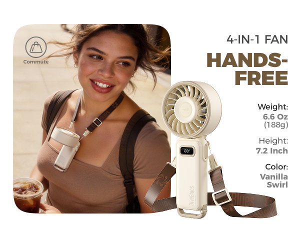 hands free 4-in-1 fan
