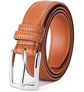 Aegero Mens Belt, Leather Dress Jeans Belt, Fashion & Classic Designs Ideal Match for Work Busine...