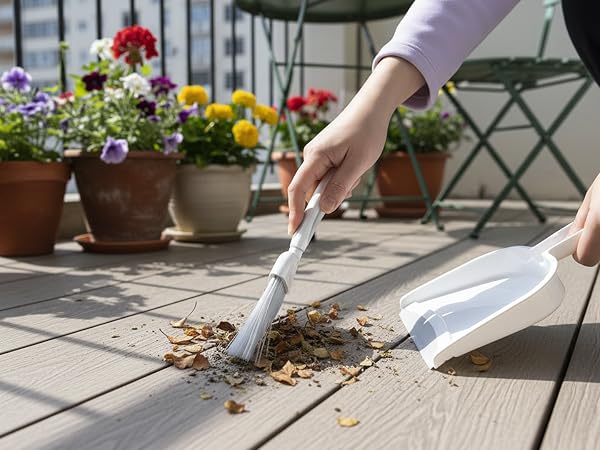 Small Broom and Dustpan Set