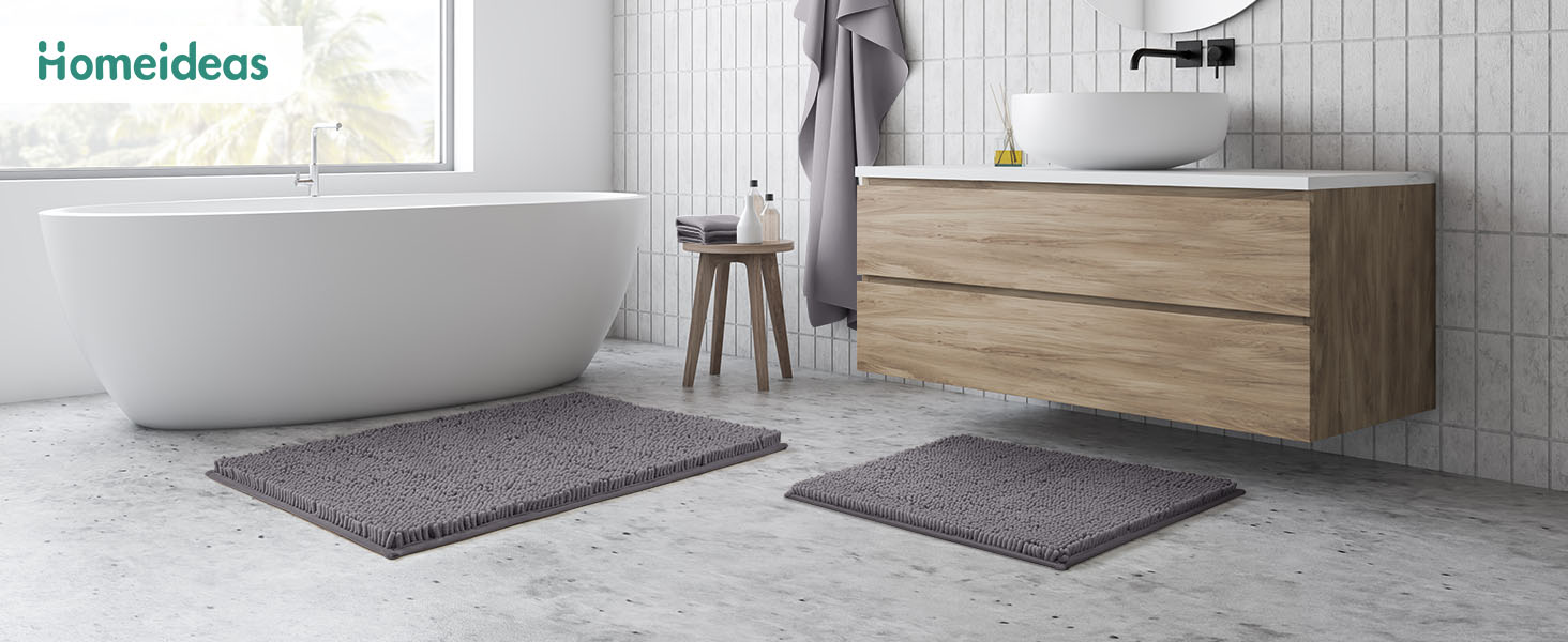 bathroom rug set 3 piece