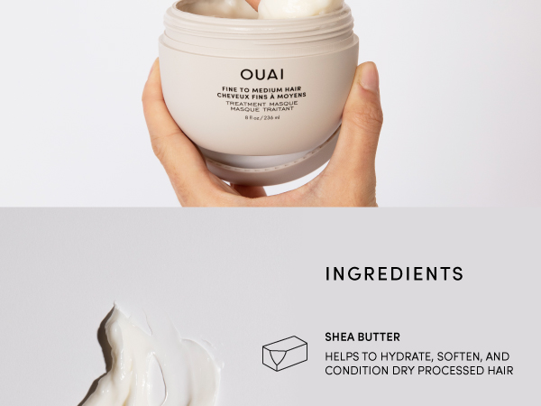 Made with shea butter to help hydrate, soften, and condition dry processed hair