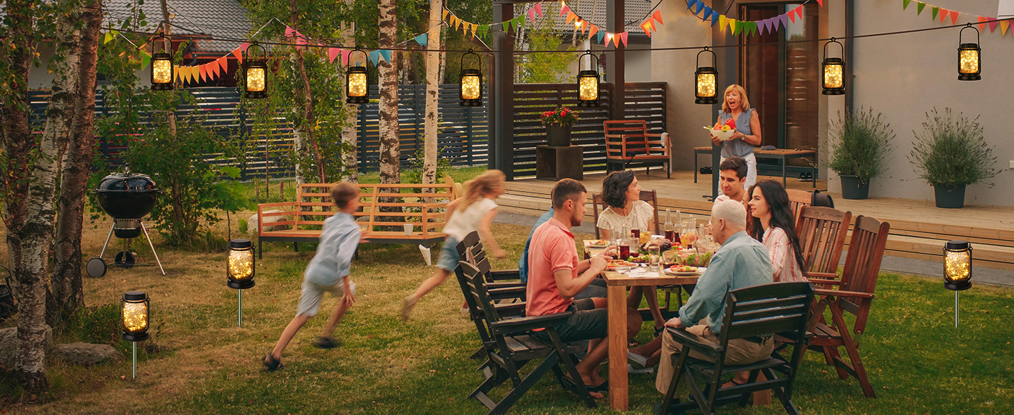 solar hanging lights outdoor